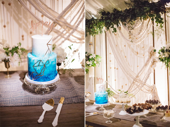 inspiration-party-mariage-bohemien-wedding-cake-bleu-graphique-mademoiselle-claudine